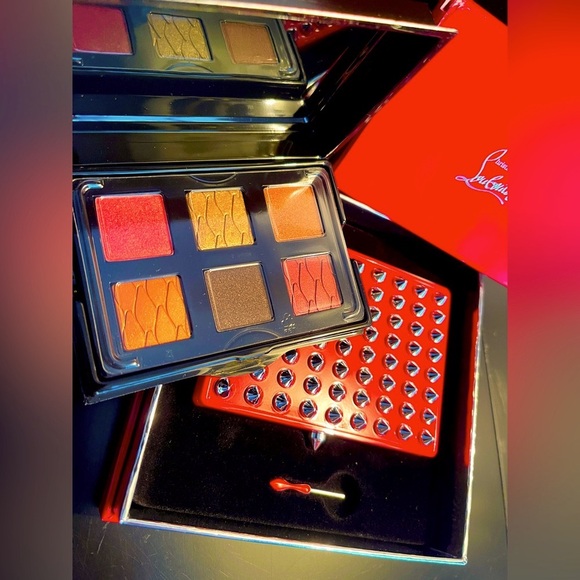 Christian Louboutin NIB 2Pc Abracadabra Gorgeous ReusableSpiked Case&6 Eyeshadow - Picture 13 of 16